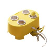 Generico Interactive Cat Toy | ABS Material, 366g, Yellow Rechargeable 3-in-1 Electric Whack-a-Mole Spinner | Automatic Cat Teaser Wand Indoor Exercise Toy | Keeps Cats Active