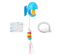 Genérico Interactive Cat Toy | Automatic Random Rolling Ball Kitten Toys | Rechargeable Motion-Activated Playthings for Small Medium Large Breeds Living Room Balcony Cabinet Wall Door