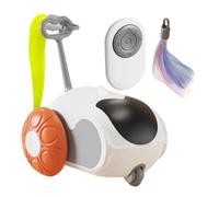 Genérico Interactive Cat Toy - Automatic Rechargeable Enrichment Game For Indoor Pets | ABS Silicone Housing with Motion Activation, Smart Exercise Play Device For Kitten Home Boredom Relief