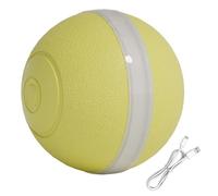 Genérico Interactive Cat Toy Ball - Rechargeable Smart Jumping Toys | Obstacle Avoidance Rolling Cats Balls with LED Light For Active Play Exercise Entertainment Toyss Balll Indoor Hunting