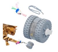 Genérico Interactive Cat Toy Ball, Smart Motion Pet Toy, Sensory Stimulation Trainer, Auto Rolling Movement, Touch Activated Response, Pink, Excellent for Indoor Play, Exercise, Training
