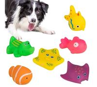 Genérico Interactive Cat Toy, Floating Squeaky Fish, Bath Time Fun, Boredom Pool Toys, Indoor Outdoor Play, Enrichment Toys, PVC Material, Multi-Shape and Mixed Size Inches
