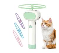 Genérico Interactive Cat Toy - Glow Disc Spinner, Rechargeable Fun Game | Exercise Activity Chasing Hunting Playtime Indoor Outdoor Yard Garden Balcony Terrace Kitten Dogs Entertainment