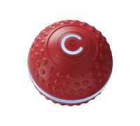 Genérico Interactive Cat Toy, Moving Ball Cat Toy, Kitten LED Game, Automatic Rolling Design, Rechargeable with Smart Motion, Ideal for Indoor Pet Playtime, 2.52 Inches, Red White, 1 Piece