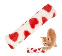 Genérico Interactive Cat Toy Pillow, Love Themed Chew Cushion with Rattle Paper, Stimulating Play for Indoor Kittens, Engaging Exercise and Enrichment Game for Bored Pets