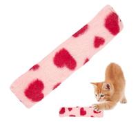 Genérico Interactive Cat Toy Pillow, Love Themed Chew Cushion with Rattle Paper, Stimulating Play for Indoor Kittens, Engaging Exercise and Enrichment Game for Bored Pets