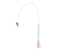 Genérico Interactive Cat Toy - Suction Cup 2-Mode Automatic Pet Teaser Stick | Auto-Swing Cat Wand with Attachment, Engages Cats in Active Play, Reduces Boredom, Perfect for Home Bedroom, 16x6x6cm