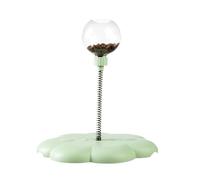 Genérico Interactive Cat Toy with Turntable and Treat Balls, Detachable Leaking Food Ball with Spring Rod, Engaging Pet Play Toy for Indoor Kittens and Cats, 9.06x10.24 Inches
