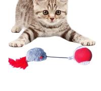 Generico Interactive Cat Toys Ball, Automatic Rolling Ball for Indoor Cats, Intelligent Cat Toys with LED Lights, Rechargeable Smart Teasing Cat Ball for Kittens, Fun & Engaging Play for Pets