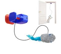 Genérico Interactive Cat Toys - Hangable Rechargeable Silent | Self Moving Cat Enrichment Toys | Automatic Hanging Bird Teaser for Door Frame, for Small Medium Large Kitten Indoor Home Pet Chasing
