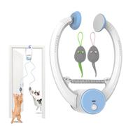 Genérico Interactive Cat Toys,Rechargeable Retractable Kitten Teaser String - Automatic Interactive Kitten Toy,for Indoor Play Boredom Relief Training