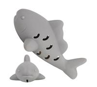 Genérico Interactive Cat Treat Dispenser, Fish Shaped Snack Toy, Adjustable Feeder with Controlled Leakage Holes, ABS Puzzle Ball, Pet Toys, Cat Supplies for Indoor Outdoor Training