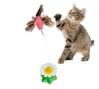 Genérico Interactive Cat Wand Toy, Suction Cup Flying Bird Teaser, Electric Motion Cat Toy, Indoor Exercise Pet Toys for Active Play, Boredom Relief, Hunting Instinct Training and Home Use
