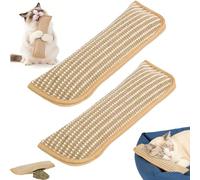 Genérico Interactive Catnip Chew Toy, Sisal Catnip Pillow Toy, Soft Sisal Material, Interactive Cat Nip Kicker Toys for Anxiety Relief, Fun for Kittens and Adult Cats (1pcs,Medium)