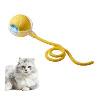Generico Interactive Cats Toy Balls, Adorable Chirping Sound, Motion Activated Rolling Cat Toys, Automatic Pet Plaything Ball with 3 Modes for Bored Indoor Adult Cat, 15.75 inches