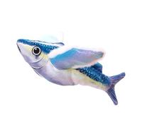 Genérico Interactive Chirping Cat Toy, Realistic Vocal Fish, Flapping Motion Simulation, Soft Plush Texture, Recargable Battery, USB-Powered, Engaging Play for Indoor Cats, 26 x 28 x 6 cm