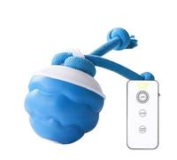 Genérico Interactive Dog Ball, Automatic Turning Chasing Toy, Quiet Chewing Ball, Strong Exercise Aid, Fun Training Accessories Portable Compact Ideal for Puppy, Grassland, Park, Beach Use