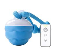 Generico Interactive Dog Ball - Bola de tracción automática para perros, entrenamiento activo, accesorios de ejercicio para cachorros y comida para la hierba de la playa