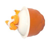 Genérico Interactive Dog Ball, Motion Activated Automatic Rolling Toy with Light Sound, Pet Enrichment and Aggressive Chewers Suitable for Any Breeds Indoor Outdoor Play, Red, 8.5x7cm
