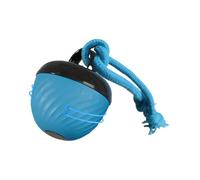 Genérico Interactive Dog Ball, Smart Rolling Toy, Teething Chew Ball, 3-Mode Motion Activation, Sturdy ABS for Training and Play, 3.2x2.7 Inches, Blue Red, 1 Piece with Charging Cable