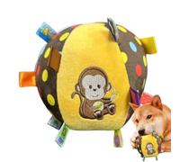 Genérico Interactive Dog Ball Squeaky Pet Exercise Toy Bell Puppy Play Ball