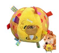 Genérico Interactive Dog Ball Squeaky Pet Exercise Toy Bell Puppy Play Ball