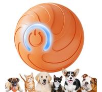 Genérico Interactive Dog Ball Toy, Smart Rotating Ball, Automatic Rolling Dog Ball, LED Light Dog Toy, Interactive Puppy Toy, Safe and Odorless, Effortless Charging For Cats and Dogs