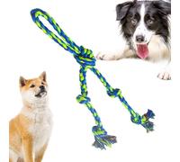 Genérico Interactive Dog Rope Toy, Fun Pet Chewer, Multipurpose Tug War Tool, Authentic Training Toy, Reinforced Triple Braid Cotton for Details, Engaging Physical Activity for Garden Usage