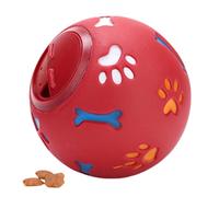Genérico Interactive Dog Toy Treat Dispenser, Food Dispenser Dog Ball, Tough Chewing Toys for Small, Medium, Large Dogs and Puppies, Pet Balls for Training, 11 cm, Red and Bue