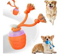 Genérico Interactive Dog Toys - 2026 New Motion Activated Dogs Ball with 360° Smart Automatic Rolling Moving and Music for Bored Pet Cats Dogs (Orange)
