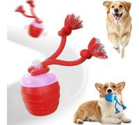 Genérico Interactive Dog Toys - 2026 New Motion Activated Dogs Ball with 360° Smart Automatic Rolling Moving and Music for Bored Pet Cats Dogs (Red)
