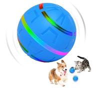 Generico Interactive Dog Toys Ball, Interactive Rolling Ball, Remote Control Activated Smart Pet Rolling Ball, Rechargeable Intelligent Dog Toy Ball with LED Flash Light for Small, Medium, Large Dogs