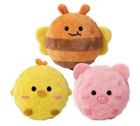 Genérico Interactive Dog Toys - Plush Rolling Ball Fun, Soft Chew Toy, Fabric Puppy Teething Ball with Squeaker Feature, Pet Play Accessories, Dogs Toy Playtime Daily Exercise Boredom Relief