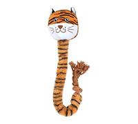 Genérico Interactive Dog Toys - Rope Chew Play for Garden | Fiber Material with Plush Texture, Crinkle Sound Effect, Tug of War Helper, Puppy Training Accessory, Outdoor Indoor Fun