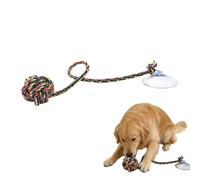 Genérico Interactive Dog Toys Tug of War | Chew Rope with Suction Cup - Puppy Teething Toys | for Indoor Outdoor Playtime Backyard Park Beach Teething Exercise