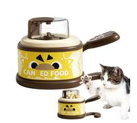 Genérico Interactive Dog Treat Toy - Adjustable Slow Feeder, 3-Level Pet Food Dispenser Puzzle Toy | Feeding Enrichment Toys for Puppy Kitten Indoor Floor Play Training