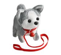 Genérico Interactive Electric Plush Dog, Barking Tail Wagging Companion, Soft Electronic Pet Toy with Motion Sensor, Realistic Animal Plush, Kids Gift with Cute Design, Playtime Toy for Birthday