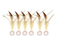 Genérico Interactive Feather Ball Toy Set for Cats, Feather Elastic Balls, 2025 New Cat with for Indoor, at with Indoor Cats (4# 6 PCS)