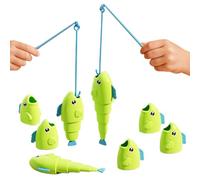 Genérico Interactive Fishing Game, Telescopic Educational Toy, Magnetic Fish Board with 40-Piece Build, Skill Building Set, Durable ABS with Playful Style, Learning Activity for Boys and Girls