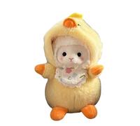 Genérico Interactive Lamb Stuffed Animal, Sheep with Wearable Clothes, 9.8inches Cuddly Animal, Soft Collectible Cuddle Snuggle Doll for Easter Christmas Birthday Party, 9.84 Inches Long