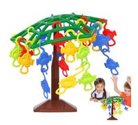 Genérico Interactive Monkey Balance Game - ABS 18x18x15.5cm | Preschool Building Blocks Balance Learning Toy, Educational Activity Game | Fun Skill Development Toy For Kids Birthday Classroom Use