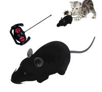 Genérico Interactive Mouse - Squeaky Motorised Pet Entertainment, Sleek Realistic, 4-Way Directional Walking, Battery Powered, Rugged Synthetic Casing, For Exercise & Living Room