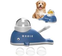 Genérico Interactive Pet Feeder Toy - Whale-Shaped Slow Feeding Dispenser | Slow Feeding Puzzle Toy For Cats & Dogs, Mental Stimulation & Boredom Relièf Indoor Play