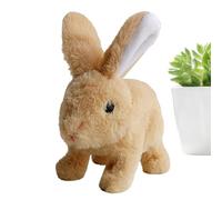 Generico Interactive Plush Bunny - Soft Animated Rabbit Companion, Hopping Toy Figure | Electronic Pet Design Performs Jumping Movement Twitching Ears Shaking Motion, Delightful Playtime Friend