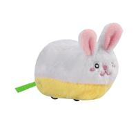 Genérico Interactive Rabbit, Rechargeable Sound Rabbit Plush Toy, Automatic Moving Pet Toy with Obstacle Avoidance for Exercise & Hunting Games, 5.12x2.76x1.97 Inches