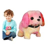 Genérico Interactive Realistic Bunny - Electric Plush Stuffed Animal with Movements, Portable Pet Toy Companion for Kids, Soft Animated Rabbit with Hopping Action, White, 9 Inches