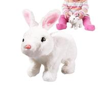Genérico Interactive Realistic Bunny Toy - Easter Plush Rabbit Jumping Twitching and Shaking Ears - Cute Bunny Electronic Pet | Ideal For Boys Girls Travel Nursery Indoor Easter Birthday Christmas