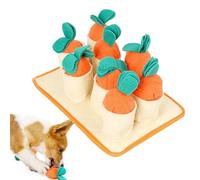 Genérico Interactive Sniff Mat, Dog Puzzle Toy, Felt Pet Feeding Mat, Colorful Enrichment Game, Snuffle Tool for Dogs, Fun Puzzle, Home & Travel Use, 8.27x11.02 Inches