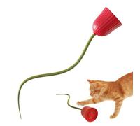 Genérico Interactive Toy, Automatic Motion Rolling Toy, Portable Rechargeable Moving Kitten Ball with Tail for Indoor Cats, Relieves Boredom & Encourages Play, 2.36x2.36x3.35 Inches