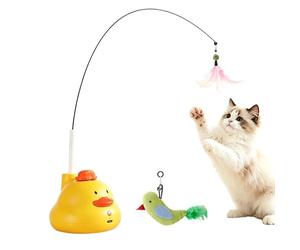 Genérico Interactive Toys for Cats, 360 Rotating Rechargeable Smart Indoor, Stimulating Cat Toys Indoor Games, for Small Medium All Breeds Pet Moving Self-Play Stimulation Fun Boredom